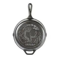 LODGE - Sartén doble de hierro fundido de 3L