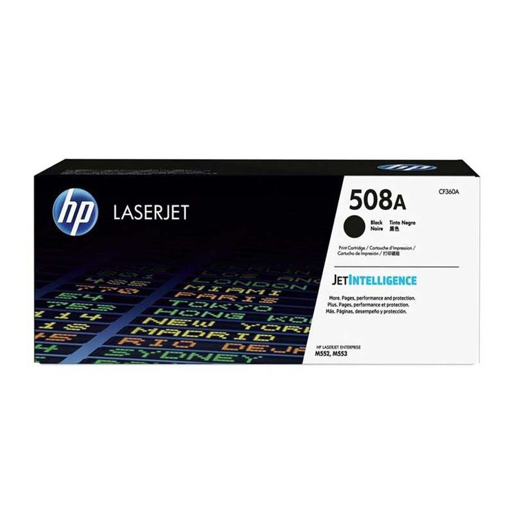 TONER 508X CÓDIGO CF360X NEGRO 12500 Pág