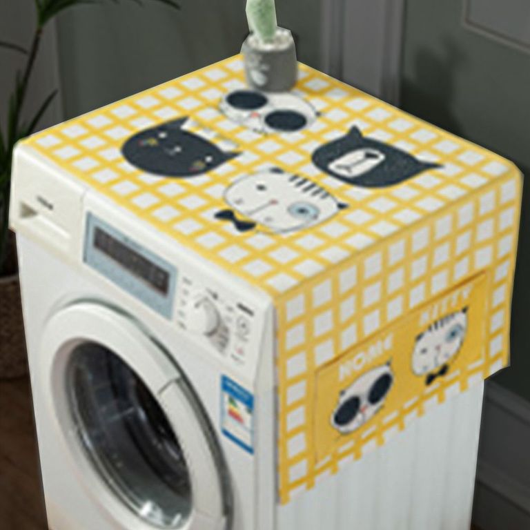 Cobertor funda de Lavadora - Gatos Cuadrados