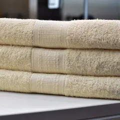 GENERICO - Toalla 140 x 75 cm de 650 gr Crema - Platinum