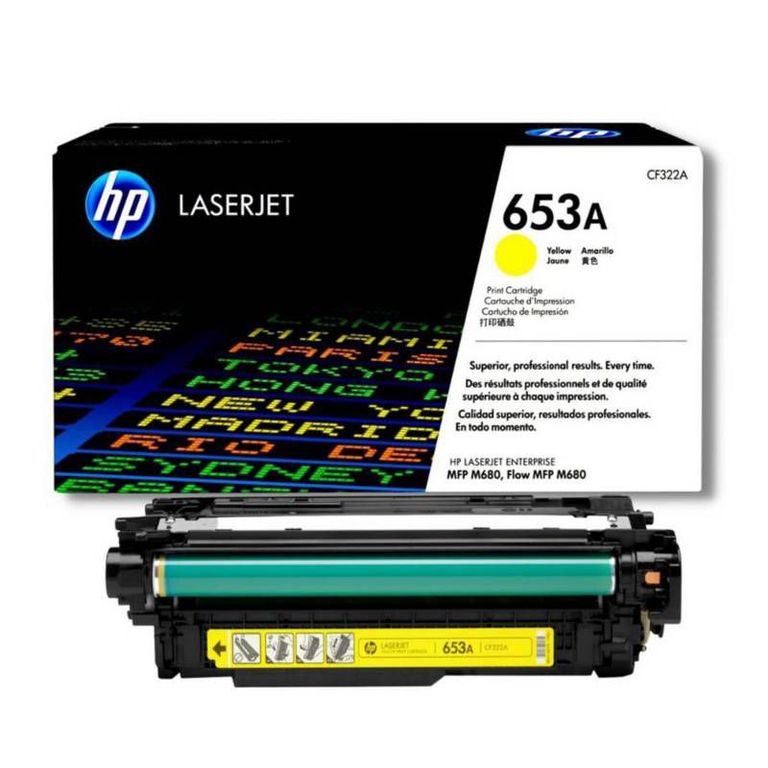TONER 653A CÓDIGO CF322A AMARILLO 16500 Pág