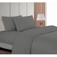 CASATEX - JUEGO DE SABANAS 1,5 PLZ 100% ALGODÓN CON BORDADO