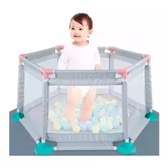 GENERICO - Corralito Corral Infantil Bebe Plegable Y Pelotas Niño Niña