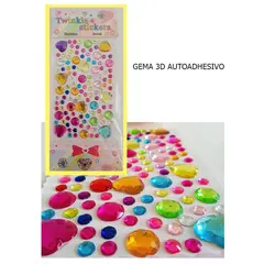 GENERICO - Gema Sticker Para Decoracion Arete Autoadhesivo