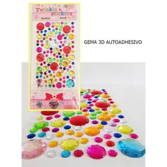 GENERICO - Gema Sticker Para Decoracion Arete Autoadhesivo