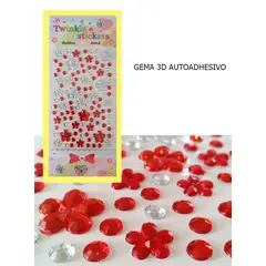 GENERICO - Gema Sticker Para Decoracion Arete Autoadhesivo