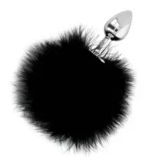 OTTOWARE - PLUG ANAL CON PLUMA BLANCO