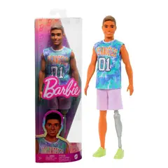 BARBIE - Muñeco - Ken Fashionista con Prótesis de Pierna