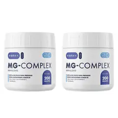 NIBRAY - Magnesio Potasio Calcio y Vitamina C 2 Potes Mg Complex
