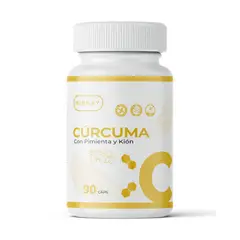 NIBRAY - Curcuma con Pimienta Negra y Kion 90 Capsulas