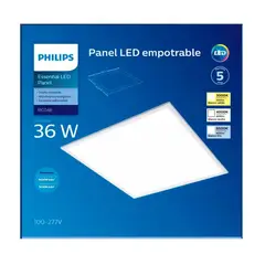 PHILIPS - Panel Led Empotrable 36W 60x60 6500k