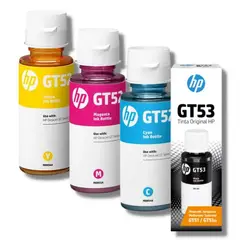 HP - Kit Tinta GT53 GT52 Pack Negro Cian Magenta Amarillo