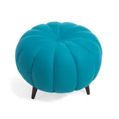 GENERICO - Puff Pump Azul Decoban Hogar