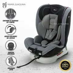 EBABY - Silla de Auto 360° «DONAN» Gray