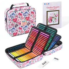 IMPORTADO MC - Juego de 120 lápices de colores de núcleo suave