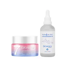 BIOAQUA - Crema Aclaradora V7 + Serum con Acido Hialuronico