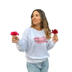 KUKUYU - Polera Sudadera para mujer de algodón dia de la madre