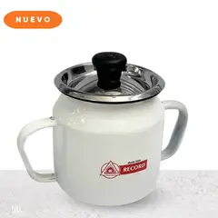 RECORD - Azucarero A/E N°10 Blanco C/Asas T/Acero