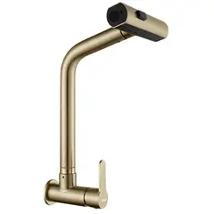 XM - LLAVE DE COCINA DORADO PARED LC304-037807