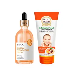 GENERICO - Serum California con Vitamina C + Exfoliante de Albaricoque