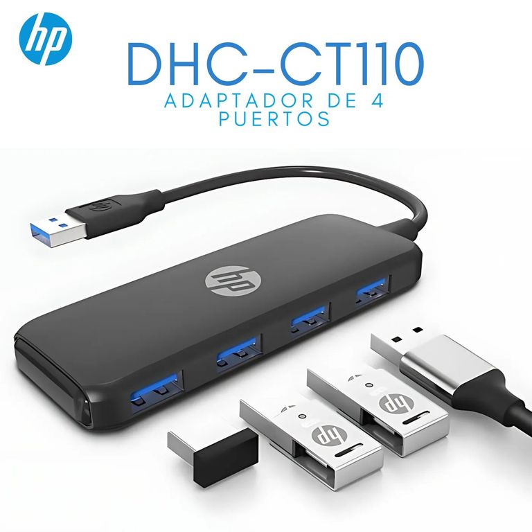 Adaptador Hub USB a 4 Puertos USB 3.0 DHC-CT110