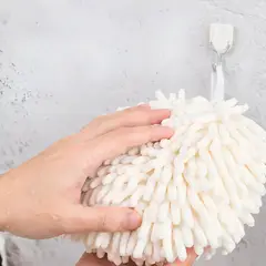 GENERICO - Secador De Manos Para Baño Cocina De Microfibra Multiuso Blanco