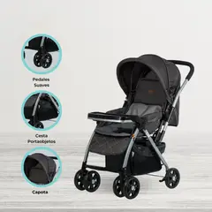 EBABY - Coche Cuna para bebé «BLAKE SIGNATURE» Black