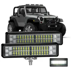 GENERICO - Neblinero Led Con Espejo 6D Auto Moto