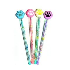 GENERICO - LAPIZ DE 11 PUNTAS DISEÑO GARRITA KAWAI x4 unidades