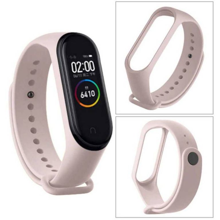 Correa de Silicona Para Xiaomi Mi Band 5/6 Y 7 - NUDE