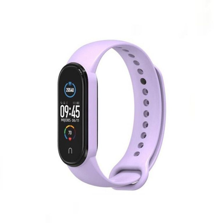 Correa de Silicona Para Xiaomi Mi Band 5/6 Y 7 - LILA