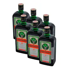 JAGERMEISTER - Pack 6 unidades 700ml licor de hierbas