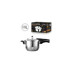 VALESKA - Olla a presión de acero inoxidable 11 litros