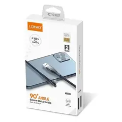 LDNIO - Cable 90° micro usb ls582 negro 2m