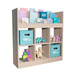 WONDER WOOD MUEBLERIA - Organizador Juguetero Chana con Portacuentos Natural