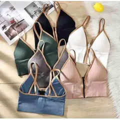 GENERICO - Bralette Tipo Sosten con Cierre Standard Rosado