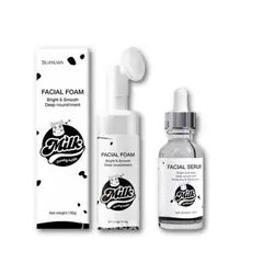 GENERICO - Mousse Limpiador facial + Serum de Leche - Blianlian