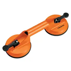 TRUPER - Ventosa 2 copas de succión, para porcelanato, mármol, vidrio,