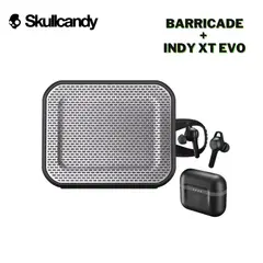 SKULLCANDY - Super Combo Barricade 12W + Indy XT Evo Hasta 30 H - Negro