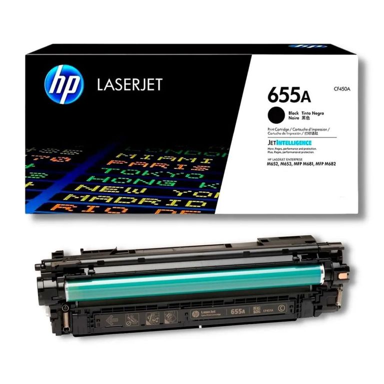 TONER 655A CÓDIGO CF450A NEGRO 12500 Pág