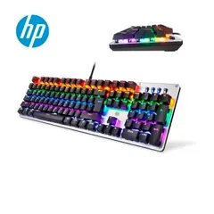 HP - Teclado GAMER mecánico negro retroiluminado GK100 -