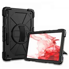GENERICO - Funda para Samsung Tab A7 Lite 87 - T225 Armor Extreme Negra