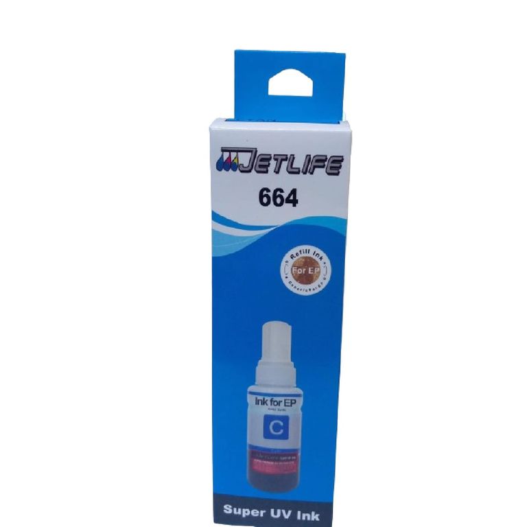 Tinta Compatible Jetlife T664- Cyan