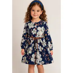 GENERICO - Vestido Flores Azucenas con correa