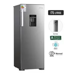 BLACKLINE - REFRIGERADORA 175 L CON DISP DE AGUA PLATEADO - 1PD