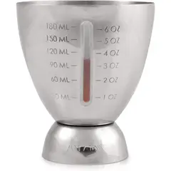 WINCO - Onzera de acero inoxidable profesional de 1 oz a 6 oz