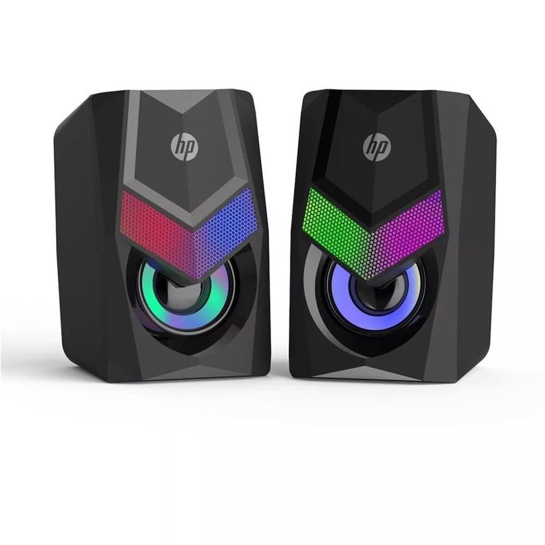 Parlantes Gamer para PC USB 6W con Luces RGB DHE-6000