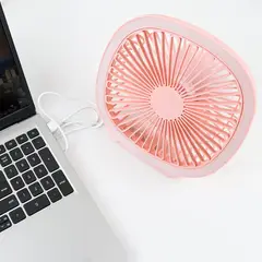 GENERICO - Lámpara de mesa y ventilador de escritorio