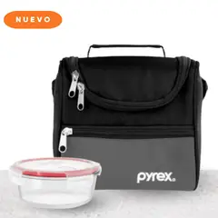 PYREX - Lonchera Térmica Clásica con táper Refractario Doble Cierre