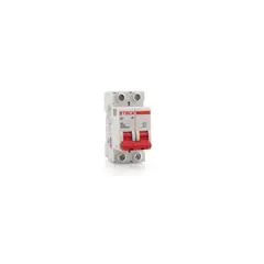 STECK - Interruptor Termomagnético 2x20A 10KA 415VAC